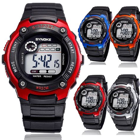 Multifunction Waterproof Childboysgirls Sports Electronic Watch