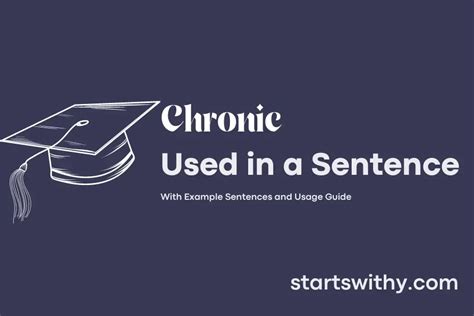 chronic   sentence examples  ways   chronic