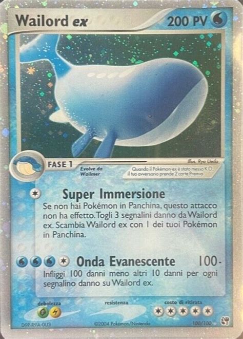 Wailord Ex Ex Tempesta Di Sabbia Pok Mon Central Wiki