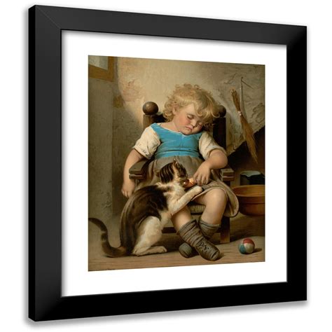 Léon Jean Basile Perrault 12x14 Black Modern Framed Museum Art Print