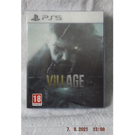 Resident Evil Village Europeu C Luva Lenticular Ps Lacrado