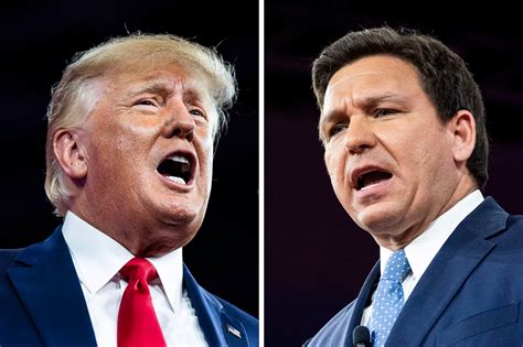 Trump And Desantis Once Allies Now In Simmering Rivalry With 2024 Nearing The Washington Post