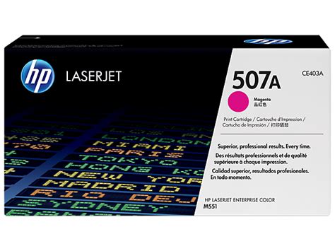 HP 507A Magenta LaserJet Toner Cartridge CE403A