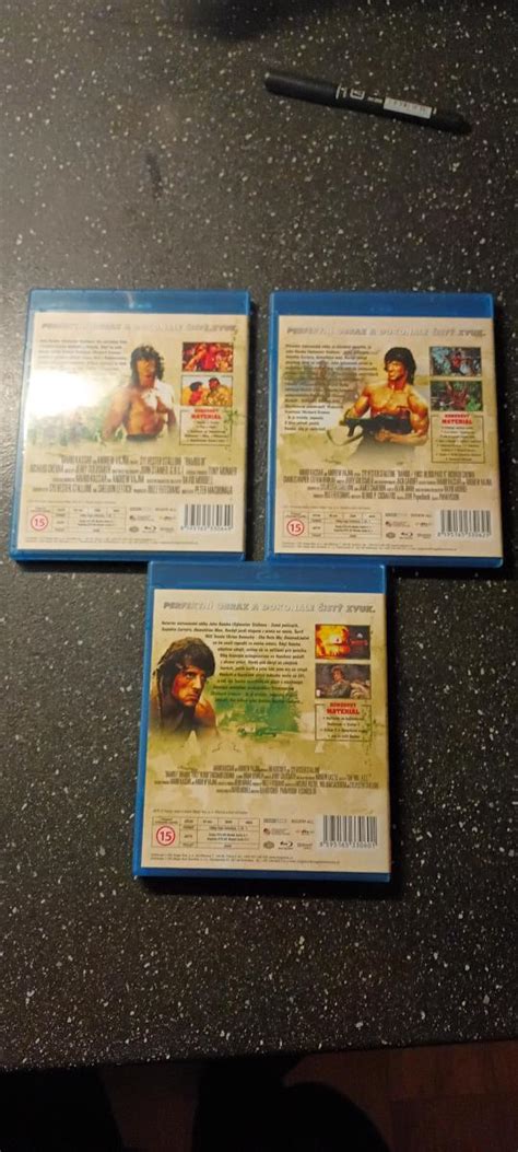 Rambo I II III Sylvester Stallone Blu Ray Aukro