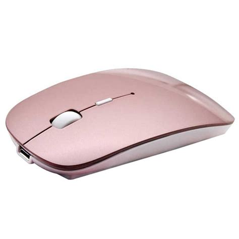 Bluetooth Mouse – Wireless Mouse for Mac Laptop(Rechargeable) ROSE GOLD ...