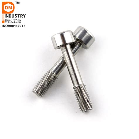 Din Stainless Steel Socket Cap Head Reduced Shank Captive Screws