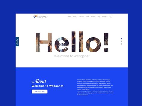 Website Design For Webqanet By Saikat Chakraborty On Dribbble