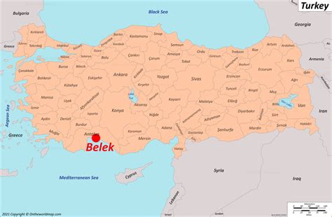 Belek Map | Turkey | Discover Belek with Detailed Maps