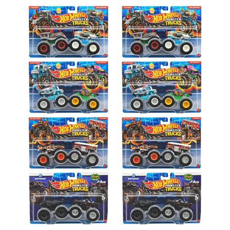 楽天ブックス ホットウィール Hot Wheels モンスタートラック 1 64 2パック アソート 乗り物おもちゃ ミニカー 2台組8セット入り BOX販売 3歳から マルチ 986U