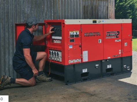 Kubota releases diesel generators