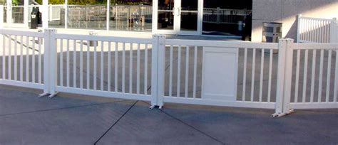 Portable White Plastic Fence Panels | Blockader