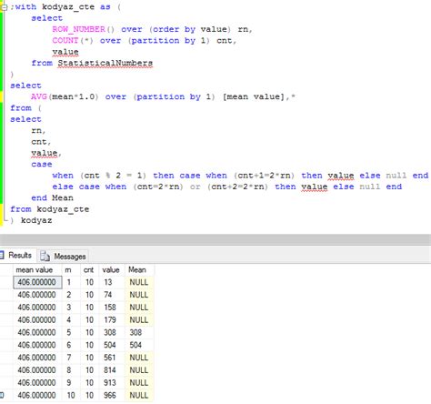 27 Calculating Median In Sql Nicholaseryk