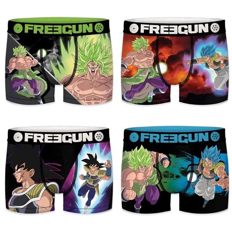 Freegun Set Of Dragon Ball Super Boxers For Men Broly Official License