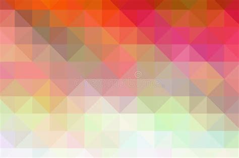 Triangular Pixelation Multi Colored Pixel Background Stock