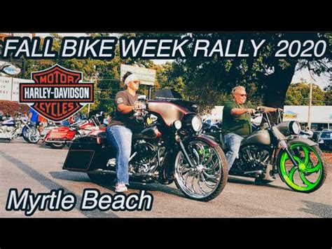 Harley Davidson Fall Bike Week Rally 2020 Myrtle Beach SC YouTube