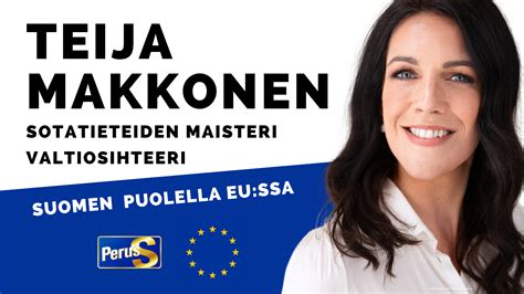 Tue Eu Vaalikampanjaa Lahjoituksella Teija Makkonen