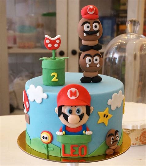 15 Amazing Super Mario Birthday Cakes Mario Birthday Cake Super