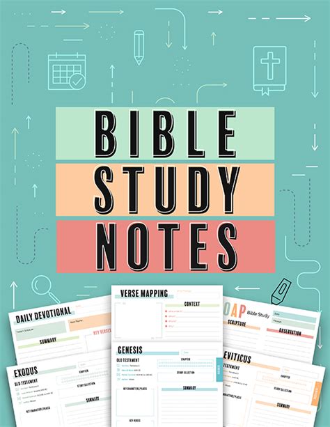 Bible Study Notes — Teach Sunday School