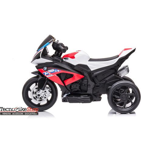 Moto Elettrica Per Bambini Bmw Hp Race V Ruote Rosso