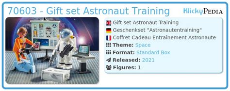 Playmobil Set 70603 T Set Astronaut Training Klickypedia