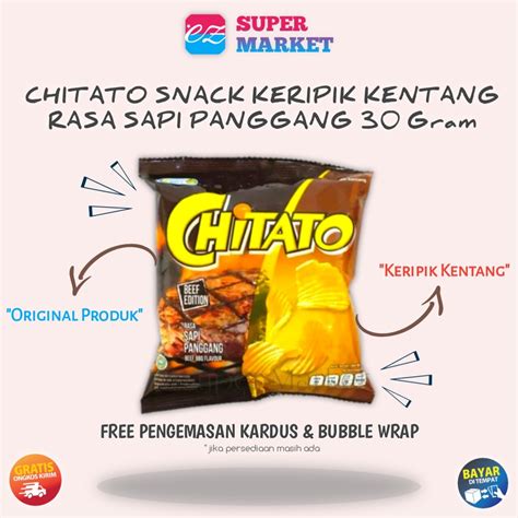 CHITATO SNACK KERIPIK KENTANG RASA SAPI PANGGANG 30 Gram Lazada Indonesia