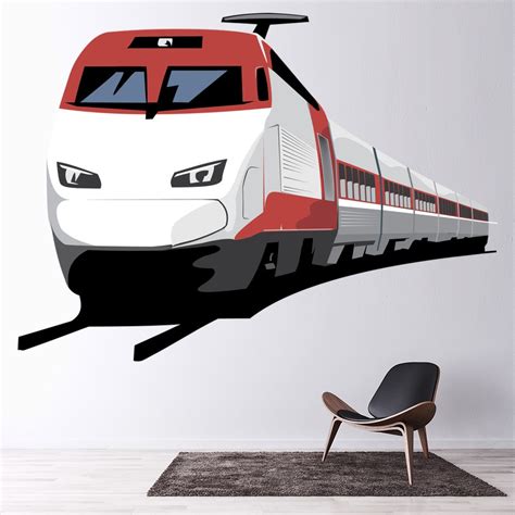 Modern Train Wall Sticker