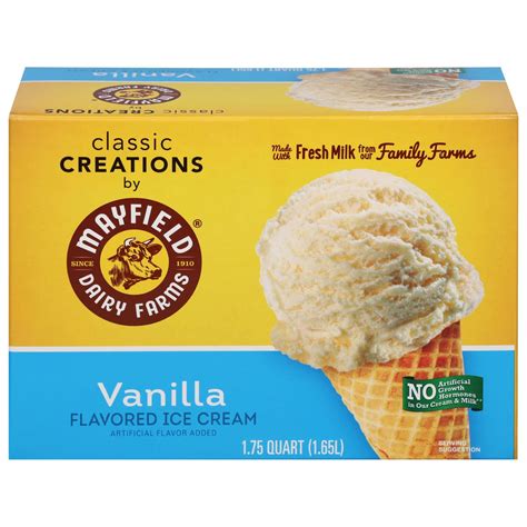 Vanilla Ice Cream 1 75 Quart Mayfield Dairy Farms®