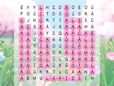 Sopa De Letras Wordsearch