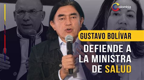 Gustavo Bol Var Defiende A La Ministra Carolina Corcho Del Senador Roy