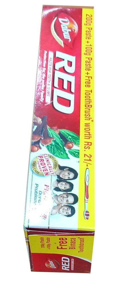 Multiflavor Dabur Red Toothpaste Packaging Size G At Rs In Agra