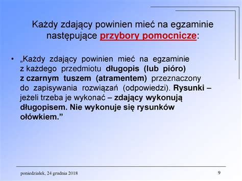 Zasady przeprowadzania części pisemnej egzaminu maturalnego omówiono w