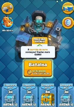 CONTA CLASH ROYALE ARENA 12 3837 TROFÉUS Clash Royale GGMAX