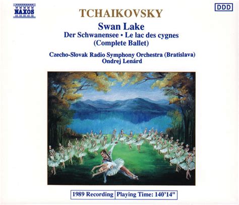 Swan Lake Complete Ballet De Pyotr Ilyich Tchaikovsky Slovak Radio