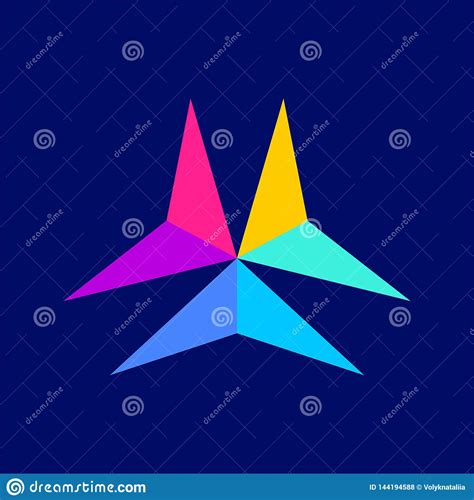 Colorful Abstract Logo Design Template Stock Vector Illustration Of