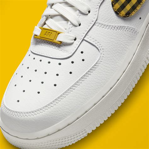 Nike Air Force 1 Low Gingham Yellowblack Dz2784 102