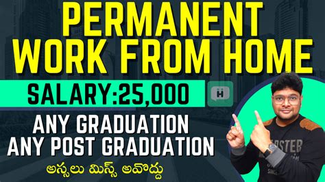 Permanent Work From Home Jobs Hirect Work From Home Job Latest Jobs