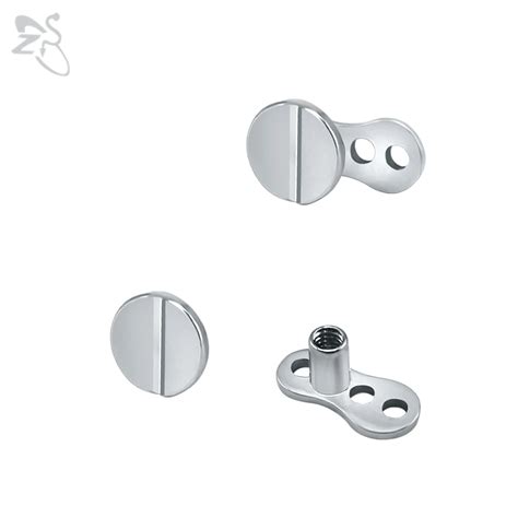 Fashion Dermal Anchor L Stainless Steel Internally Threaded Screw