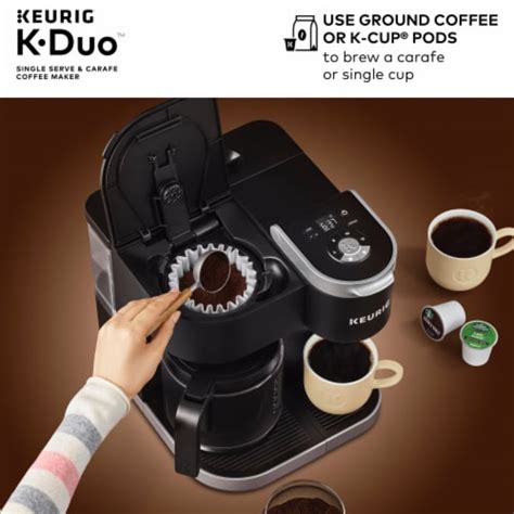 Keurig® K-Duo™ Single Serve & Carafe Coffee Maker - Black, 1 ct - Food ...