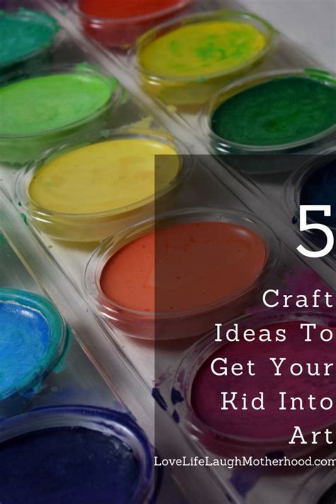 5 Craft Ideas To Get Your Kid Into Art & Craft Projects