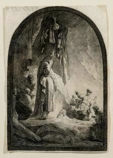 The Raising Of Lazarus The Larger Plate By Rembrandt Van Rijn On Artnet