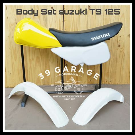 Cover Set Trail Klasik Suzuki Ts 125 Cover Set Trail Tua Suzuki Ts 125