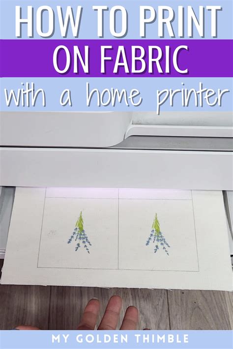 How To Print On Fabric At Home - Easy Tutorial