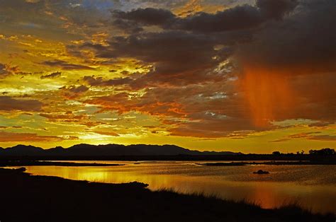 Cochise Lake Sunset Photograph by Brent Hall - Pixels