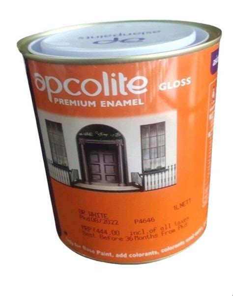 Asian Apcolite Premium Enamel Gloss Br White Paint Ltr