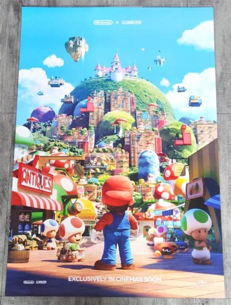 The Super Mario Bros Movie 2023 Original Intl 27x40 Ds Double Sided