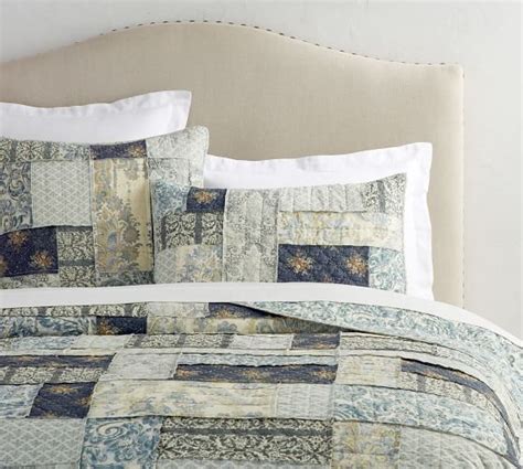 Delaney Patchwork Quilt Sham Pottery Barn