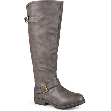 Women's Studded Wide Calf Boots - Walmart.com