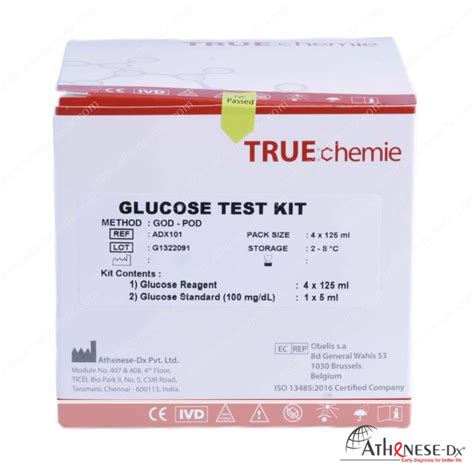 Glucose Test Kit Ivd Biochemistry Products Athenese Dx