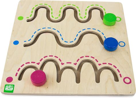 edu fun 21034 Montessori Schreibübungsbrett Schönschreibübung