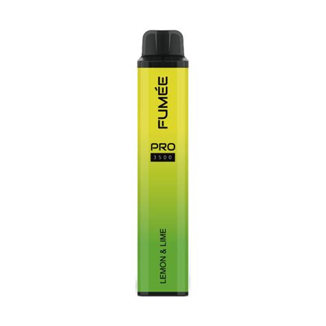 Fumee Pro 3500 Disposable Vape Lemon Lime Vape Bar Outlet